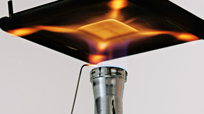 Heat transfer flame